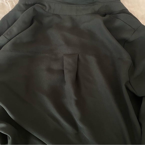 Deep Green Button Up - Picture 3 of 4